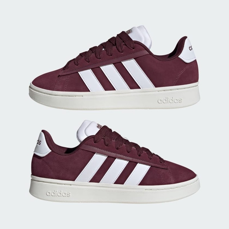 Adidas shoes in maroon hotsell